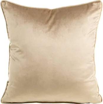 Povlečení Sametové oboustranné povlak na polštář MEL2 béžový s lemem