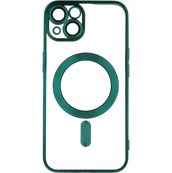 Pouzdro na mobilní telefon Silikonové TPU pouzdro Mag Color Chrome pro Apple iPhone 13, růžovo zlatá