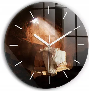 Hodiny Nástěnné hodiny SacroArte černé 60 cm