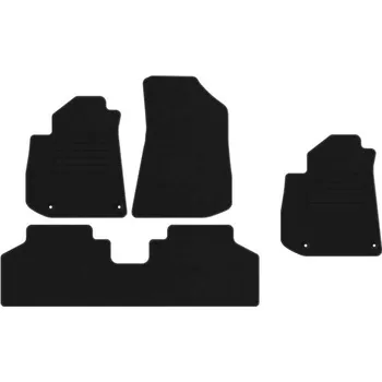 autokoberec Kobercové rohože Edecor velurové 4 ks