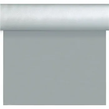 Jednorázový ubrus Šerpa TÉTE 0,4 x 24 m Dunisilk METALLIC SILVER 100032302