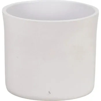 Květináč Keramický květináč Miami 15 cm bílý, 2. jakost