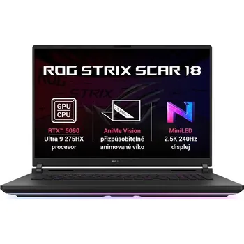Notebook ASUS ROG Strix Scar G835 G835LX-NEBULA077 Černá