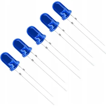 Polovodič LED dioda Aksotronik LED Blikající 5mm Modrá x5 5mm