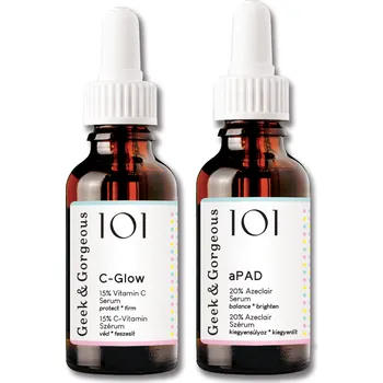 Pleťové sérum Geek & Gorgeous CZ Duo C-Glow + aPad, pleťová séra