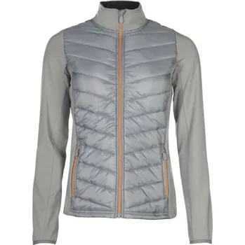 Jezdecké oblečení Bunda HKM Wien Style jersey/nylon XS šedá/rosegold