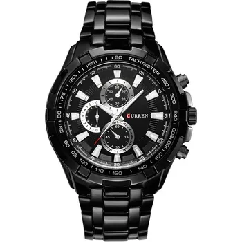 Hodinky PÁNSKÉ HODINKY CURREN 8023 NÁRAMEK ČERNÝ