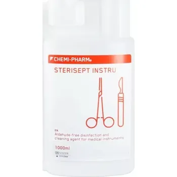 Dezinfekce CHEMI-PHARM, STERISEPT INSTRU 1l (STERISEPT INSTRU je určen k ruční dezinfekci a dezinfekčnímu předčištění všech termostabilních a termolabilních lékařských nástrojů.)