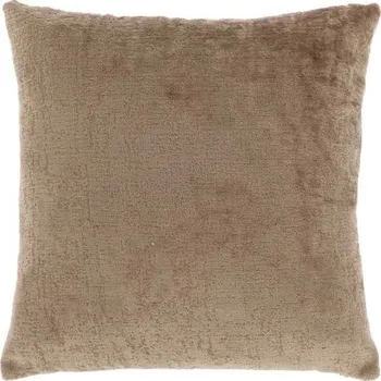 Dekorativní polštářek Dekorační polštářek TAFFY 45x45 cm, hnědý