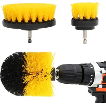 Šroubovák Verk Čistící kartáče na vrtačku/šroubovák 3ks