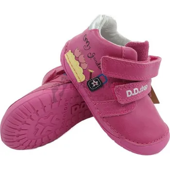 Chlapecké polobotky Dětské barefoot boty D.D.STEP S070-51253 Dark pink - vel. 23