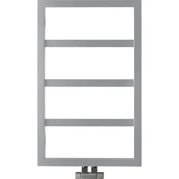 Radiátor SAPHO DENALI otopné těleso 550x904 mm, stříbrná strukturální (DN609SS)