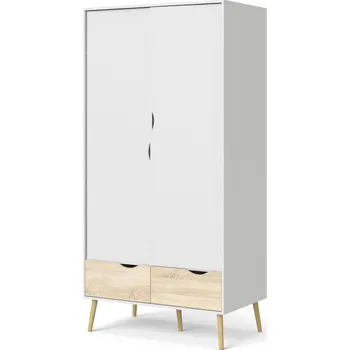 Ložnice FALCO Skříň Retro 396 bílá/dub sonoma