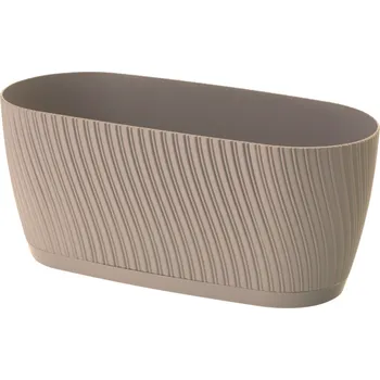 Truhlík Maják Truhlík MIKA ECO s podmiskou plastový 27cm hnědo-šedá