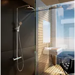 Ravak Termo 100 TE 091.00/150 X070058 flexibilní sprchový sloup s termostatickou baterií a sprchovým setem