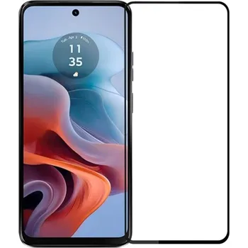 Picasee 3D ochranné tvrzené sklo s rámečkem pro Motorola Moto G34 5G - černé