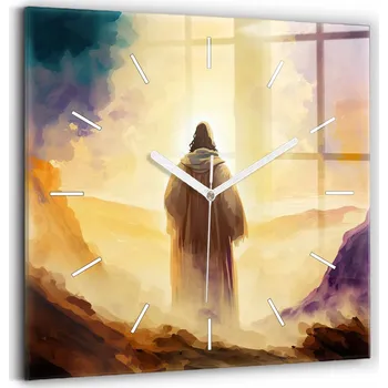 Hodiny Nástěnné hodiny SacroArte béžové 30 cm