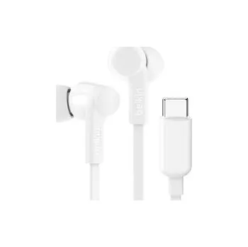 Sluchátka Belkin SOUNDFORM™ Sluchátka s USB-C konektorem, nastavitelný omezovač hlasitosti - bílá - G3H0002hqWHV2