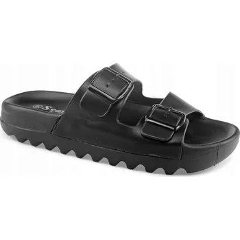 Dámské pantofle Nazouváky nastavitelné Černé zdravotní pantofle 38