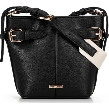 Kabelka Malá černá kabelka z ekokůže | WITTCHEN | 100-4Y-210-1