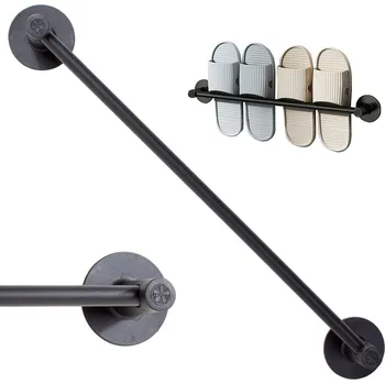 Držák na ručník Verk Nástěnný koupelnový věšák na pantofle a ručníky