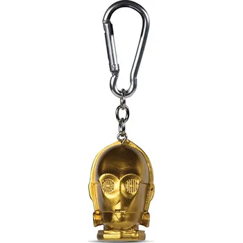 Přívěsek na klíče Star Wars|Hvězdné války: C-3PO (4 x 4 cm)