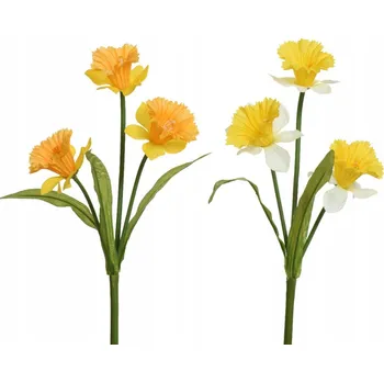 umělá květina Narcis na stonku umělá květina žlutá 60 cm