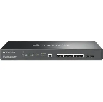 Switch TP-Link SG3210XHP-M2 (TL-SG3210XHP-M2) JetStream™ 8-Port 2.5GBase-T and 2-Port 10GE SFP+ L2+ Managed Switch with 8-Port PoE+