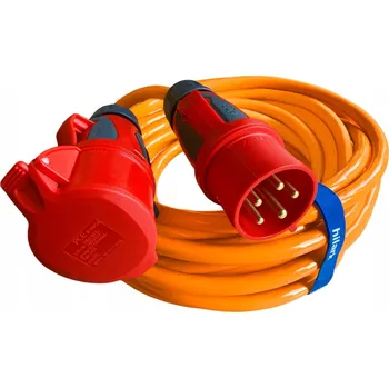 Napájecí kabel Hilark jednoduchý Prodlužovací Kabel 30 m 1 ks zásuvek oranžový
