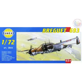Plastikový model SMĚR Model letadlo Breguet 693 1:72 (stavebnice letadla) | AS72