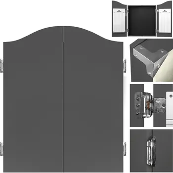 Příslušenství pro šipky Mission Kabinet Deluxe - Plain Grey