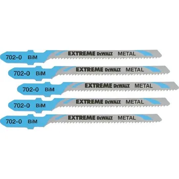 Pilový plátek DeWALT Příslušenství - Sada pilových plátků na kov, délka 82 mm, 5 ks DT2054