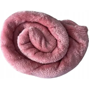 Prostěradlo Deka Textom mikrovlákno 200 cm x 150 cm růžová