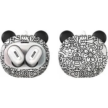 Sluchátka SLUCHÁTKA T-PHOX TWS ARTIST S MĚNITELNÝM VZHLEDEM BÍLÁ