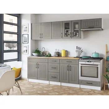 Kuchyňská linka FALCO Kuchyňská linka Běla 240/240 kámen MAT