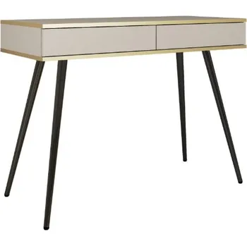 Toaletní stolek ArtPS Toaletní stolek BIJOU T-102 | béžová / černé nohy