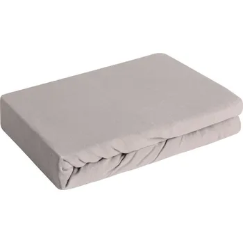 Prostěradlo ArtFir Plachta na dvojlůžko JERSEY 3 | světle šedá 220 x 200 x 30 cm