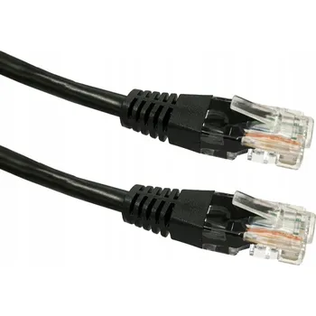 Síťový kabel TB Patch kabel kat. 5e RJ45 UTP 1m černý