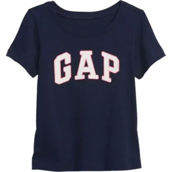 Dívčí oblečení Dívčí tričko GAP V-HS 5y Tmavě modrá, Bílá, Růžová