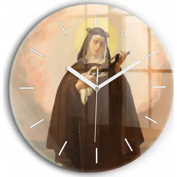 Hodiny Nástěnné hodiny SacroArte béžové 60 cm