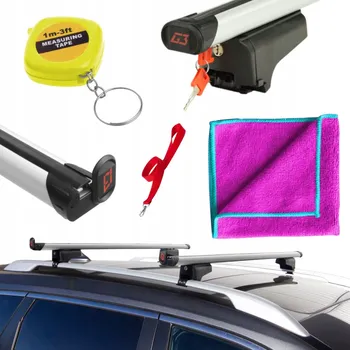 Příčník na automobil STŘEŠNÍ NOSIČ Střešní tyče pro Daewoo Matiz I 1 hatchback 2001 - 2005