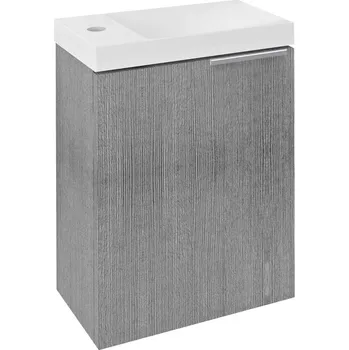 Koupelnový nábytek SAPHO LATUS X umyvadlová skříňka 39,4x50x22cm, dub stříbrný (LT110-1111)