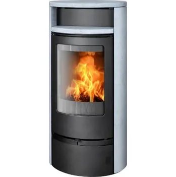 Krbová kamna ABX POLAR 5 LITINA - černý plech - pícka mastek vč. horní desky