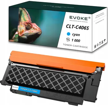 Příslušenství pro čtečku elektronické knihy Toner do tiskárny SAMSUNG CLT-C406S modrý | 1000 stran | CLTC406S