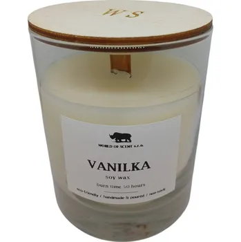 metr Vanilka - Přírodní sójová svíčka