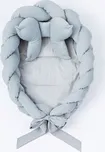 BELISIMA Hnízdo pro miminko Cop Grey 85x55 cm