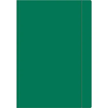 Desky s gumou A4 zelené, Interdruk