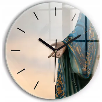 Hodiny Nástěnné hodiny SacroArte béžové 30 cm