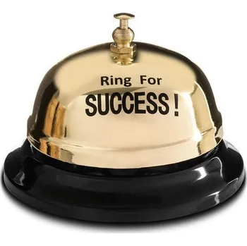 Vánoční dekorace Zvoneček pro úspěch! 8,5 cm 5,5 cm