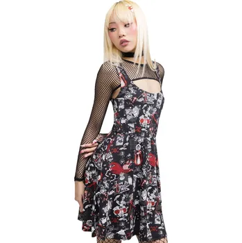 Dámské šaty šaty dámské KILLSTAR - The Powerpuff Girls - Evil Inside - Multi - M